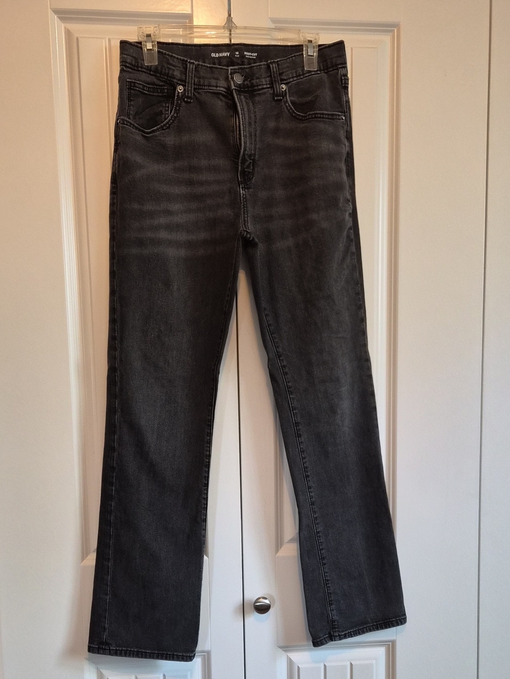 Old Navy Black Wash Straight-Leg Kids Jeans